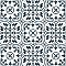 Cassis Arte Black 9-3/4" x 9-3/4" Porcelain Tile - Per Case of 16 Tile - 10.88 Sq. Ft. Per Case