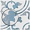 Cassis Arte Blue 9-3/4" x 9-3/4" Porcelain Tile - Per Case of 16 Tile - 10.88 Sq. Ft. Per Case