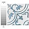 Cassis Arte Blue 9-3/4" x 9-3/4" Porcelain Tile - Per Case of 16 Tile - 10.88 Sq. Ft. Per Case