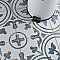 Cassis Arte Blue 9-3/4" x 9-3/4" Porcelain Tile - Per Case of 16 Tile - 10.88 Sq. Ft. Per Case