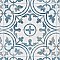 Cassis Arte Blue 9-3/4" x 9-3/4" Porcelain Tile - Per Case of 16 Tile - 10.88 Sq. Ft. Per Case