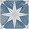 Cassis Stella Blue Day 9-3/4" x 9-3/4" Porcelain Tile - Per Case of 16 - 11.11 Square Feet