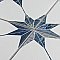 Cassis Stella Blue 9-3/4" x 9-3/4" Porcelain Tile - Per Case of 16 - 11.11 Square Feet