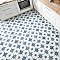 Cassis Stella Blue 9-3/4" x 9-3/4" Porcelain Tile - Per Case of 16 - 11.11 Square Feet