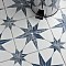 Cassis Stella Blue 9-3/4" x 9-3/4" Porcelain Tile - Per Case of 16 - 11.11 Square Feet