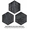 Cassis Hex Black 8-5/8" x 9-7/8" Porcelain Floor & Wall Tile - Per Case of 25 - 11.50 Sq. Ft.