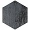 Cassis Hex Black 8-5/8" x 9-7/8" Porcelain Floor & Wall Tile - Per Case of 25 - 11.50 Sq. Ft.