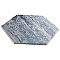 Cassis Hex Blue 8-5/8" x 9-7/8" Porcelain Floor & Wall Tile - Per Case of 25 - 11.50 Sq. Ft.