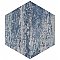 Cassis Hex Blue 8-5/8" x 9-7/8" Porcelain Floor & Wall Tile - Per Case of 25 - 11.50 Sq. Ft.