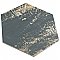 Gaugin Hex Catan Shadow 8-5/8" x 9-7/8" Porcelain Floor & Wall Tile - 25 Tiles Per Case - 11.5 Sq. Ft.