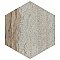Gaugin Hex Catan Shadow 8-5/8" x 9-7/8" Porcelain Floor & Wall Tile - 25 Tiles Per Case - 11.5 Sq. Ft.