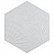 Gaudi Lux White Hex Ducados 8-5/8" x 9-7/8" Porcelain Tile - Per Case of 25 Tile - 11.41 Sq. Ft. Per Case