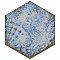Gaudi React Hex Marina 8-5/8" x 9-7/8" Porcelain Tile - Per Case of 25 Tile - 11.41 Sq. Ft. Per Case