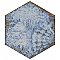 Gaudi React Hex Marina 8-5/8" x 9-7/8" Porcelain Tile - Per Case of 25 Tile - 11.41 Sq. Ft. Per Case