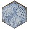 Gaudi React Hex Marina 8-5/8" x 9-7/8" Porcelain Tile - Per Case of 25 Tile - 11.41 Sq. Ft. Per Case