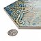 Gaudi React Hex Ocean 8-5/8" x 9-7/8" Porcelain Tile - Per Case of 25 Tile - 11.41 Sq. Ft. Per Case