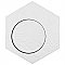 Gaudi White Hex Ducados 8-5/8" x 9-7/8" Porcelain Tile - Per Case of 25 Tile - 11.41 Sq. Ft. Per Case