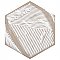 Gaudi White Hex Ducados 8-5/8" x 9-7/8" Porcelain Tile - Per Case of 25 Tile - 11.41 Sq. Ft. Per Case