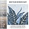 Nusa Botanic Sapphire 9-3/4" x 9-3/4" Porcelain Floor & Wall Tile - 16 Tiles Per Case - 10.88 Sq. Ft.