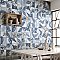 Nusa Botanic Sapphire 9-3/4" x 9-3/4" Porcelain Floor & Wall Tile - 16 Tiles Per Case - 10.88 Sq. Ft.