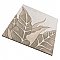 Nusa Botanic Taupe 9-3/4" x 9-3/4" Porcelain Floor & Wall Tile - 16 Tiles Per Case - 10.88 Sq. Ft.