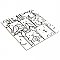 Oh My Dog 9-3/4" x  9-3/4" Porcelain Floor/Wall Tile - 16 Tiles Per Case - 10.88 Sq. Ft.