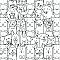 Oh My Dog 9-3/4" x  9-3/4" Porcelain Floor/Wall Tile - 16 Tiles Per Case - 10.88 Sq. Ft.