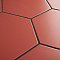 Textile Basic Hex Red 8-5/8" x 9-7/8" Porcelain Tile - Sold Per Case of 25 - 11.56 Square Feet