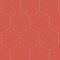 Textile Basic Hex Red 8-5/8" x 9-7/8" Porcelain Tile - Sold Per Case of 25 - 11.56 Square Feet