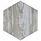 Suomi Hex Grey 8-5/8" x 9-7/8" Porcelain Floor & Wall Tile -25 Tiles Per Case - 11.5 Sq. Ft.