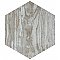 Suomi Hex Grey 8-5/8" x 9-7/8" Porcelain Floor & Wall Tile -25 Tiles Per Case - 11.5 Sq. Ft.