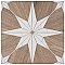 Llama Stella Loire Verso Noce 9-3/4" x 9-3/4" Porcelain Floor & Wall Tile - Per Case of 16 - 10.88 Sq. Ft.