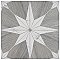 Llama Stella Loire Verso Silver Smoke 9-3/4" x 9-3/4" Porcelain Floor & Wall Tile - Per Case of 16 - 10.88 Sq. Ft.