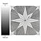 Llama Stella Loire Verso Silver Smoke 9-3/4" x 9-3/4" Porcelain Floor & Wall Tile - Per Case of 16 - 10.88 Sq. Ft.