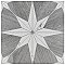 Llama Stella Loire Verso Silver Smoke 9-3/4" x 9-3/4" Porcelain Floor & Wall Tile - Per Case of 16 - 10.88 Sq. Ft.