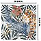 Tahiri Garden 9-3/4" x 9-3/4" Porcelain Floor & Wall Tile - 16 Tiles Per Case - 10.88 Sq. Ft.