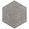 Traffic Hex Grey 8-5/8" x 9-7/8" Porcelain Floor & Wall Tile - 25 Tiles Per Case - 11.5 Sq. Ft.