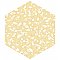 Venice Hex Yellow 8-5/8" x 9-7/8" Porcelain Floor & Wall Tile - 25 Tiles Per Case - 11.5 Sq. Ft.