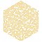 Venice Hex Yellow 8-5/8" x 9-7/8" Porcelain Floor & Wall Tile - 25 Tiles Per Case - 11.5 Sq. Ft.