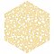 Venice Hex Yellow 8-5/8" x 9-7/8" Porcelain Floor & Wall Tile - 25 Tiles Per Case - 11.5 Sq. Ft.