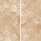 Aspdin Hex Cotto 8-5/8" x 9-7/8" Porcelain Floor and Wall Tile - 25 Tiles Per Case - 11.5 Square Feet
