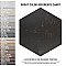 Polaris Hex Mix 8-5/8" x 9-7/8" Porcelain Floor & Wall Tile - 25 Tiles Per Case - 11.5 Sq. Ft.