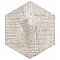 Sawnwood Hex Grey 8-5/8" x 9-7/8" Porcelain Floor & Wall Tile - 25 Tiles Per Case - 11.5 Sq. Ft.