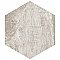 Sawnwood Hex Grey 8-5/8" x 9-7/8" Porcelain Floor & Wall Tile - 25 Tiles Per Case - 11.5 Sq. Ft.
