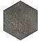 Nagpur Grand Hex Grafito 19" x 22" Porcelain Floor & Wall Tile - 6 Tiles Per Case - 13.2 Sq. Ft.