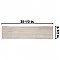 Llama Almond 8-1/2" x 35-1/2" Porcelain Floor & Wall Tile - Per Case of 6 - 12.78 Sq. Ft.