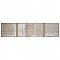 Llama Silver Smoke 8-1/2" x 35-1/2" Porcelain Floor & Wall Tile - Per Case of 6 - 12.78 Sq. Ft.