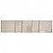 Cassis Black 8-1/2" x 35-1/2" Porcelain Floor & Wall Tile - Per Case of 6 - 12.78 Sq. Ft.