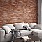 Brooklin Brick Cotto 2-3/8" x 9-3/4" Porcelain Floor and Wall Tile - 34 Tiles Per Case - 5.78 Square Feet