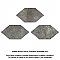 Magma Kayak Grey 6-1/2" x 12-1/2" Porcelain Floor & Wall Tile - 20 Tiles Per Case - 8.4 Sq. Ft.